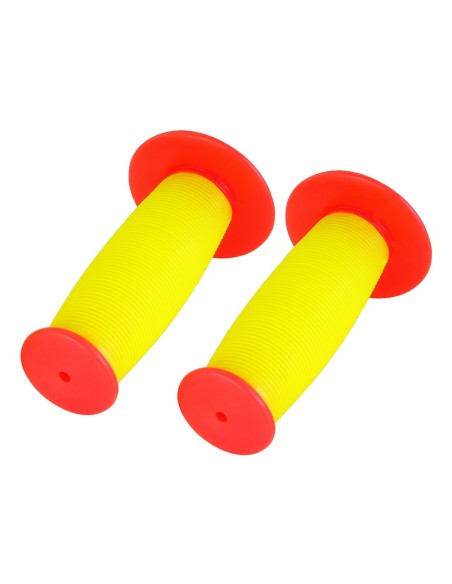 Mushroom Grips 7/8 long 115mm Red/yellow.
